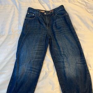 Anthropogie Pilcro Denim Cropped Trousers